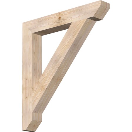 Ekena Millwork Traditional Slat Smooth Bracket, Douglas Fir, 5 1/2"W x 40"D x 44"H BKT06X40X44TRA06SDF
